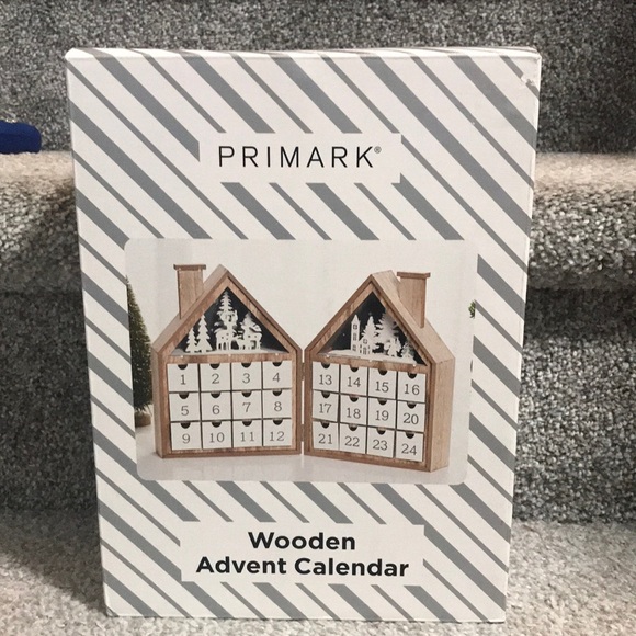Primark Holiday New Sealed Primark Wooden Advent Calendar Poshmark